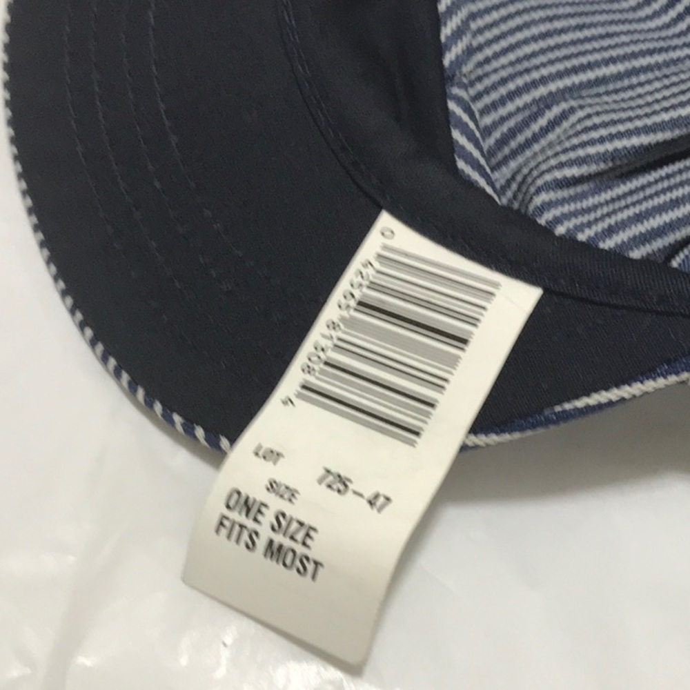 True vintage Key  Denim Engineer Fitted Cap  USA - Picture 4 of 4